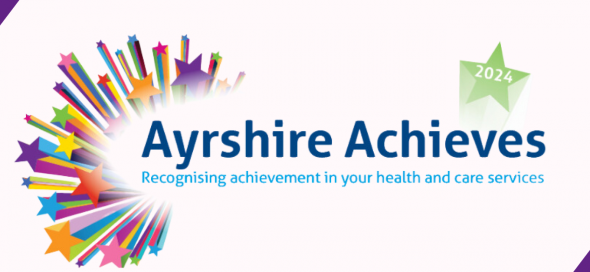 Logo for North Ayrshire Achieves 2024 NHS Arran Awards