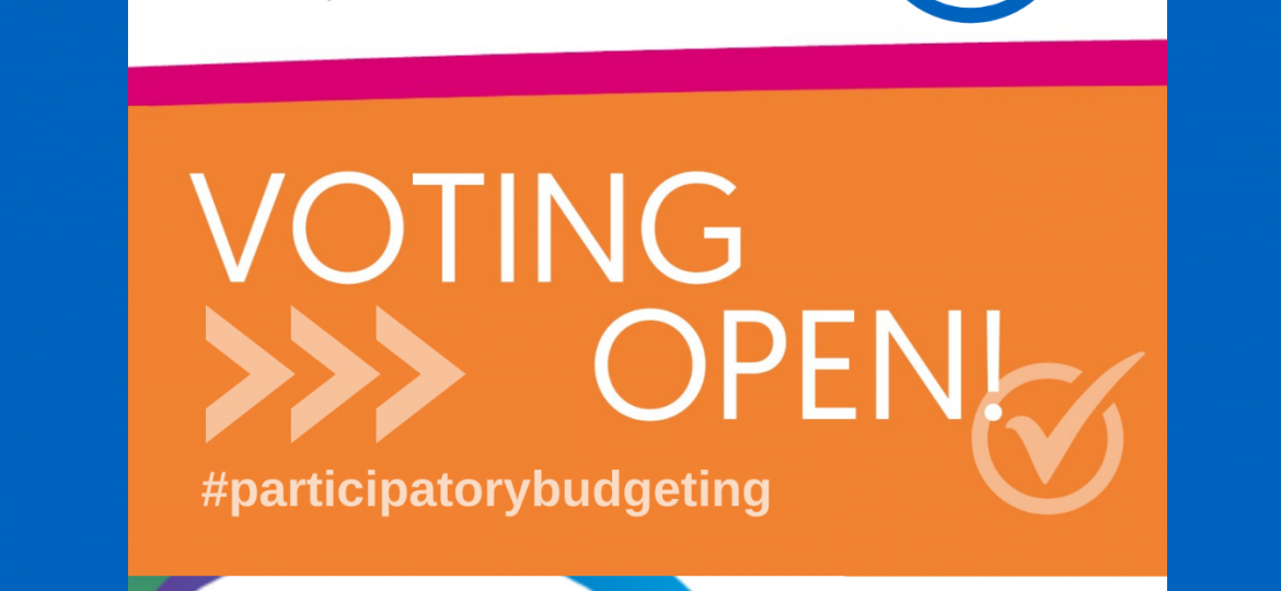 Participatory Budgeting Voting Open decorative graphic