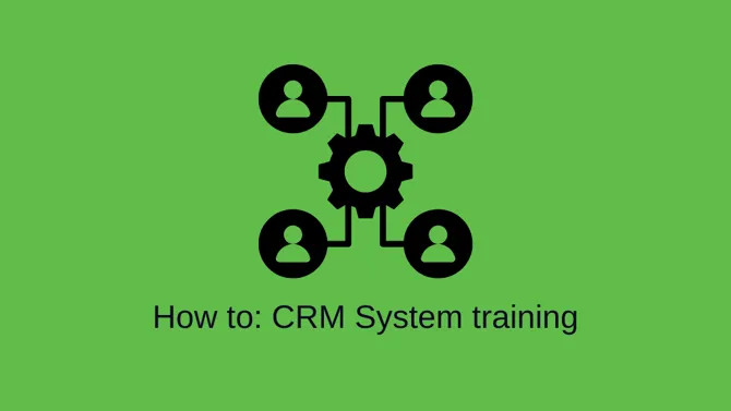 CRM System training icon 