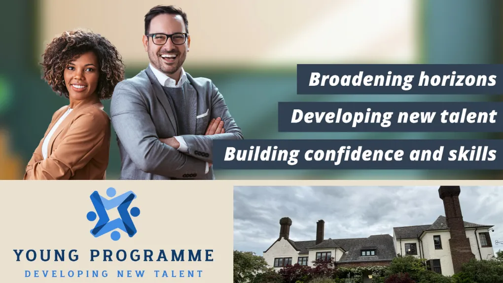 Young Scotland programme leaflet broadening horizons, developing new talent and building confidence and skills